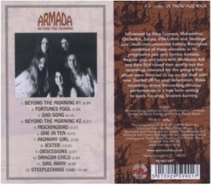 Armada - "Beyond the Morning" (1972-1974) - tył okładki